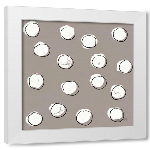 Chic Accents Pattern VIIE White Modern Wood Framed Art Print by Tavoletti, Anne