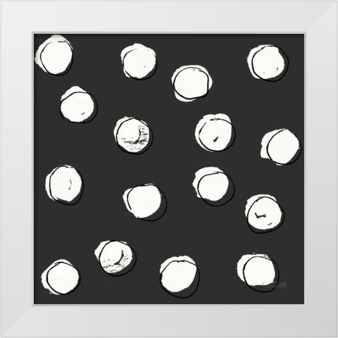 Chic Accents Pattern VIIF White Modern Wood Framed Art Print by Tavoletti, Anne