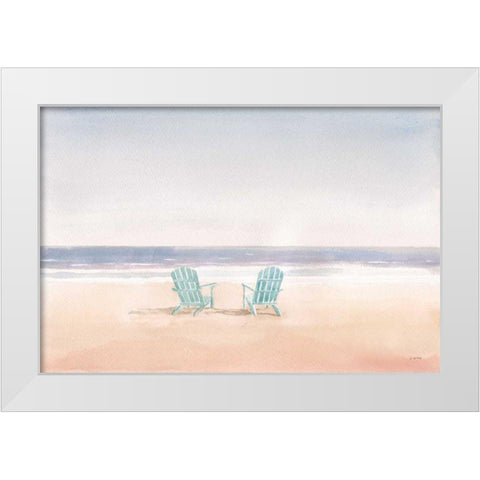 Salento Coast II White Modern Wood Framed Art Print by Wiens, James