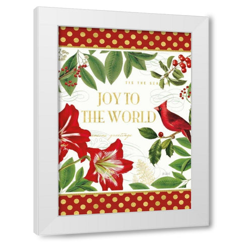 Christmas Garden VI White Modern Wood Framed Art Print by Pertiet, Katie