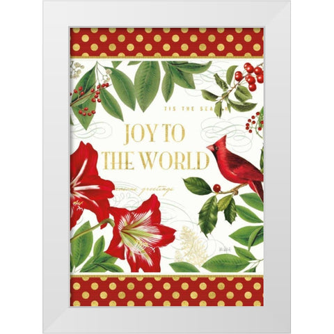Christmas Garden VI White Modern Wood Framed Art Print by Pertiet, Katie