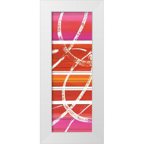 Some Like it Hot II White Modern Wood Framed Art Print by Rhue, Piper