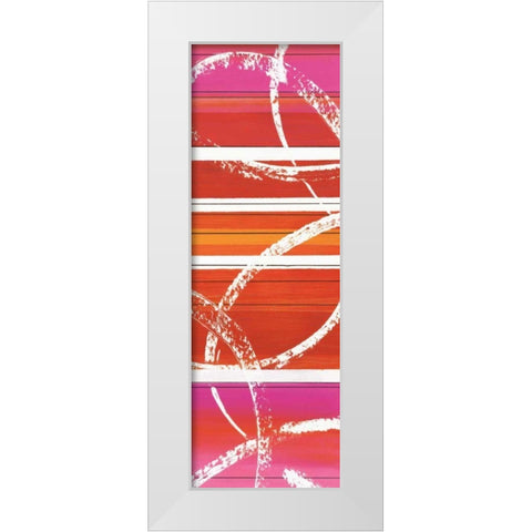 Some Like it Hot III White Modern Wood Framed Art Print by Rhue, Piper