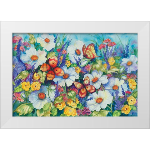 Sweetly Succulent White Modern Wood Framed Art Print by McKenna, Kathleen Parr