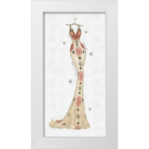 Empowered Beauty I White Modern Wood Framed Art Print by Adams, Emily