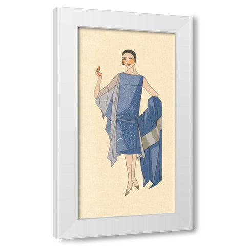 Fashion Ladies III White Modern Wood Framed Art Print by Wild Apple Portfolio
