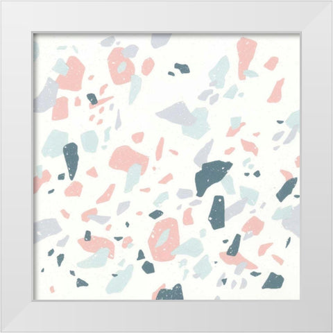 Terrazzo I White Modern Wood Framed Art Print by Hershey, Moira