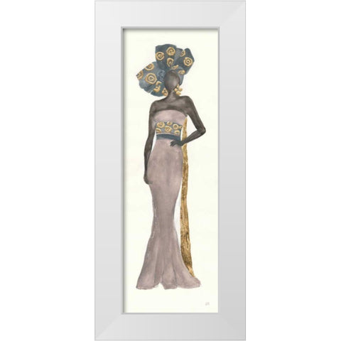 Global Fashion II White Modern Wood Framed Art Print by Paschke, Chris