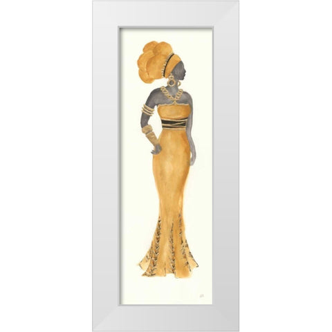 Global Fashion III White Modern Wood Framed Art Print by Paschke, Chris