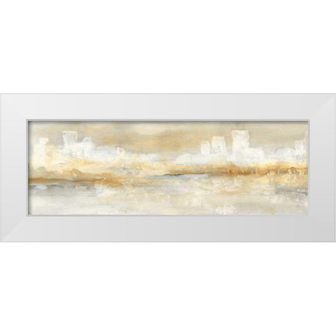 City Essence I White Modern Wood Framed Art Print by Paschke, Chris