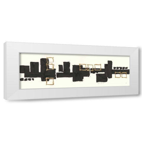 Gilded Boxes II White Modern Wood Framed Art Print by Paschke, Chris