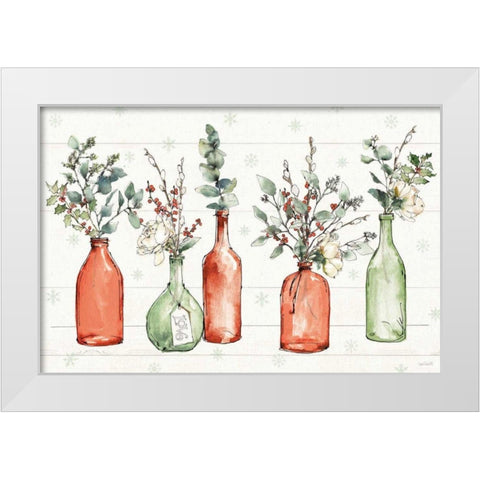 Modern Farmhouse I Christmas White Modern Wood Framed Art Print by Tavoletti, Anne