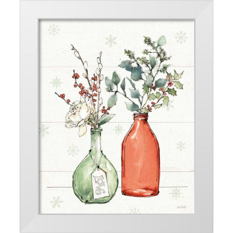 Modern Farmhouse III Christmas White Modern Wood Framed Art Print by Tavoletti, Anne