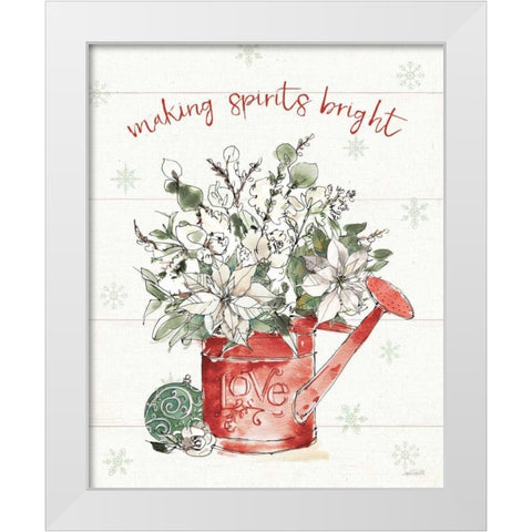 Modern Farmhouse IV Christmas White Modern Wood Framed Art Print by Tavoletti, Anne