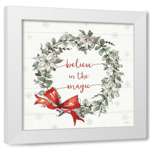Modern Farmhouse VI Christmas White Modern Wood Framed Art Print by Tavoletti, Anne