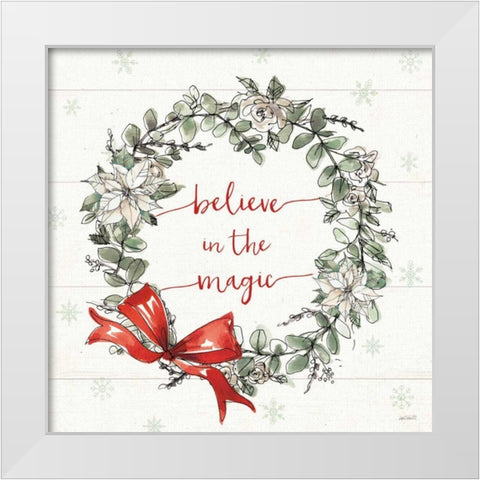 Modern Farmhouse VI Christmas White Modern Wood Framed Art Print by Tavoletti, Anne