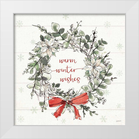 Modern Farmhouse VII Christmas White Modern Wood Framed Art Print by Tavoletti, Anne