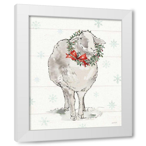 Modern Farmhouse XI Christmas White Modern Wood Framed Art Print by Tavoletti, Anne
