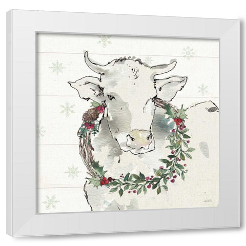 Modern Farmhouse XII Christmas White Modern Wood Framed Art Print by Tavoletti, Anne