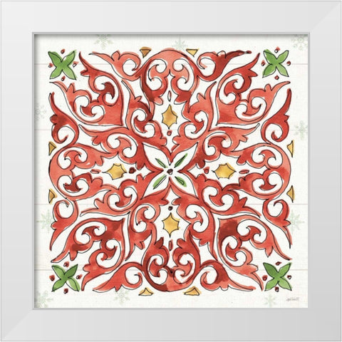 Modern Farmhouse XIV Christmas White Modern Wood Framed Art Print by Tavoletti, Anne