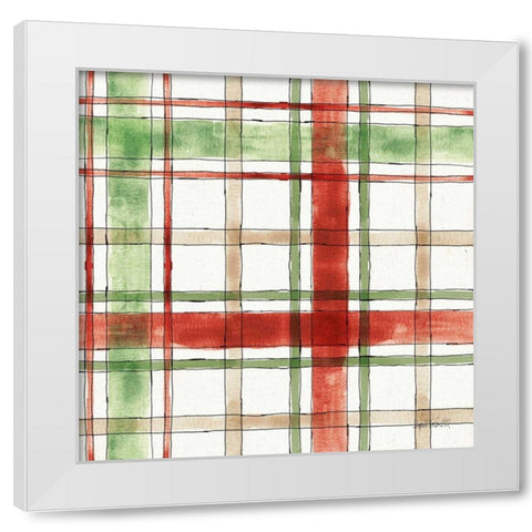 Modern Farmhouse Pattern III Christmas White Modern Wood Framed Art Print by Tavoletti, Anne