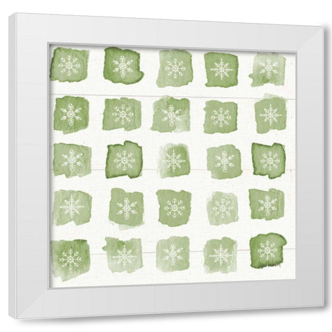 Modern Farmhouse Pattern VIIIB Christmas White Modern Wood Framed Art Print by Tavoletti, Anne