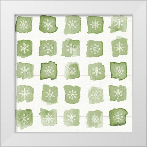 Modern Farmhouse Pattern VIIIB Christmas White Modern Wood Framed Art Print by Tavoletti, Anne