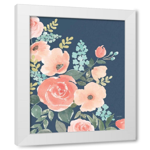 Blooming Delight I Sage White Modern Wood Framed Art Print by Jackson, Jenaya
