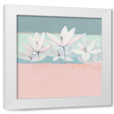 Field Day Pastel White Modern Wood Framed Art Print by Tillmon, Avery