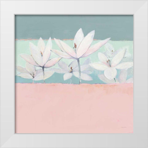Field Day Pastel White Modern Wood Framed Art Print by Tillmon, Avery
