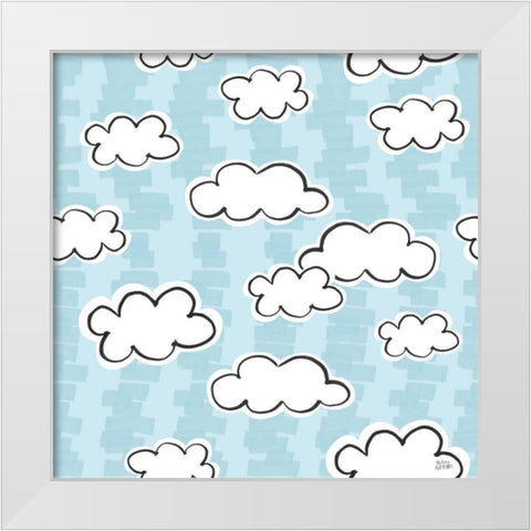 Wild About You Pattern II White Modern Wood Framed Art Print by Averinos, Melissa