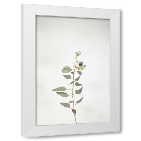 Simple Stems II White Modern Wood Framed Art Print by Bradley, Felicity