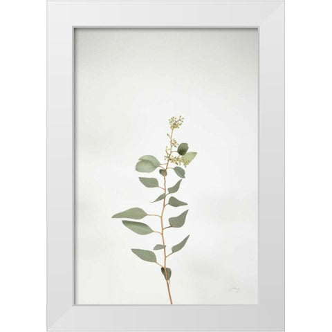 Simple Stems II White Modern Wood Framed Art Print by Bradley, Felicity