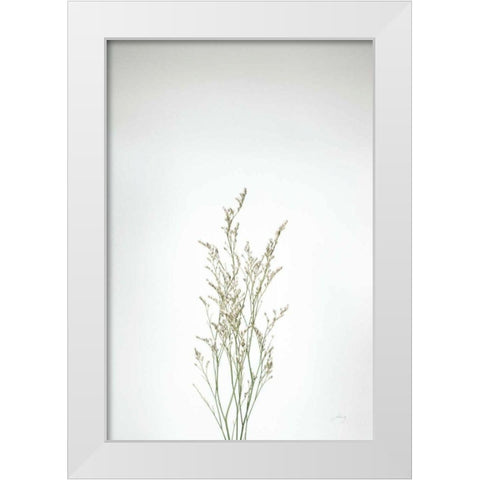 Simple Stems V White Modern Wood Framed Art Print by Bradley, Felicity
