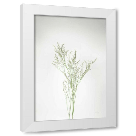 Simple Stems VII White Modern Wood Framed Art Print by Bradley, Felicity