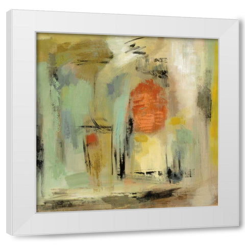 Kyoto Street White Modern Wood Framed Art Print by Vassileva, Silvia