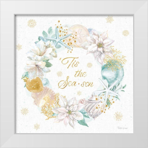 Winter Coast IV White Modern Wood Framed Art Print by Grove, Beth