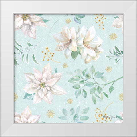 Winter Coast Pattern IB White Modern Wood Framed Art Print by Grove, Beth