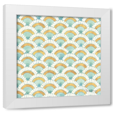 Winter Coast Pattern IIB White Modern Wood Framed Art Print by Grove, Beth
