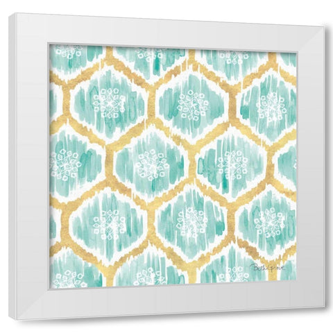 Winter Coast Pattern VA White Modern Wood Framed Art Print by Grove, Beth