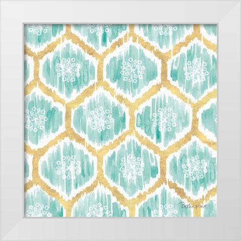 Winter Coast Pattern VA White Modern Wood Framed Art Print by Grove, Beth