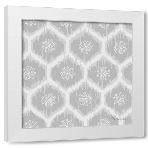 Winter Coast Pattern VE White Modern Wood Framed Art Print by Grove, Beth