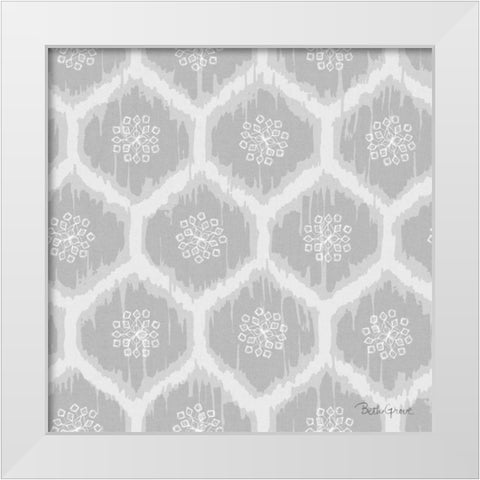 Winter Coast Pattern VE White Modern Wood Framed Art Print by Grove, Beth