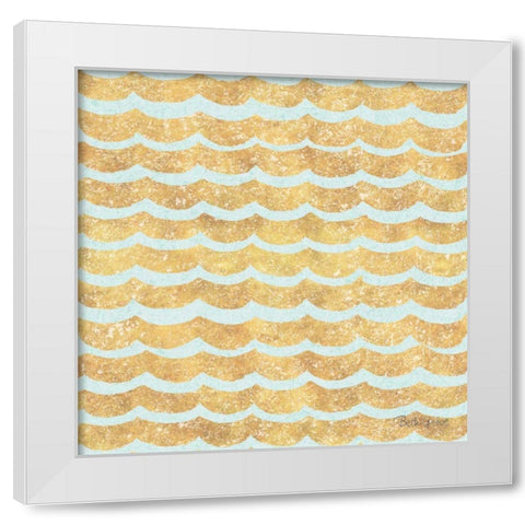 Winter Coast Pattern VIIB White Modern Wood Framed Art Print by Grove, Beth