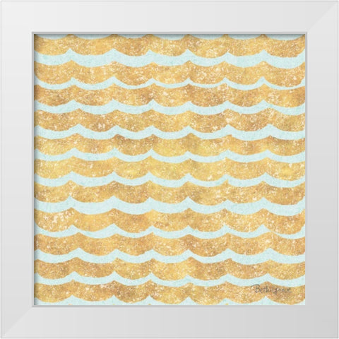 Winter Coast Pattern VIIB White Modern Wood Framed Art Print by Grove, Beth