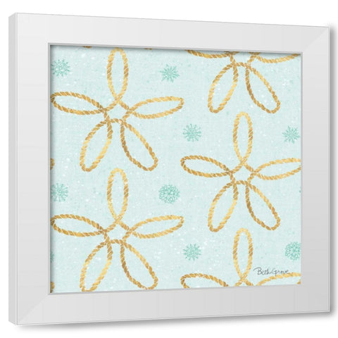 Winter Coast Pattern VIIIC White Modern Wood Framed Art Print by Grove, Beth
