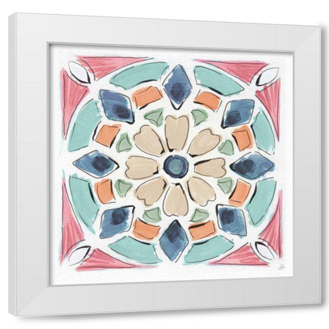 Springtime X White Modern Wood Framed Art Print by Brissonnet, Daphne