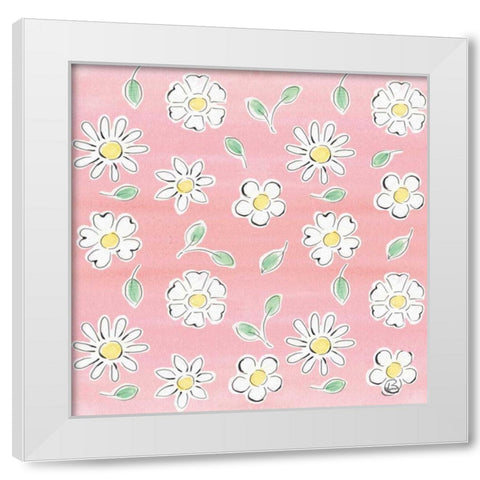 Springtime Pattern VIIC White Modern Wood Framed Art Print by Brissonnet, Daphne