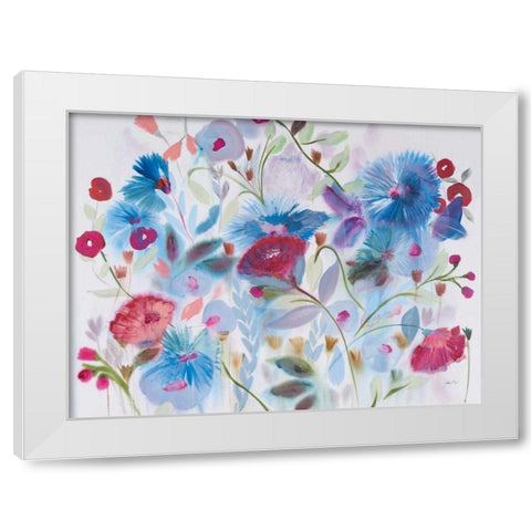 You Told Me You Loved Me White Modern Wood Framed Art Print by Davis, Joan E.