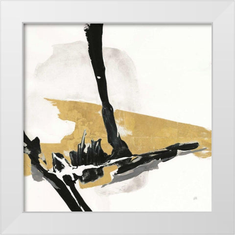 White Gold IV White Modern Wood Framed Art Print by Paschke, Chris